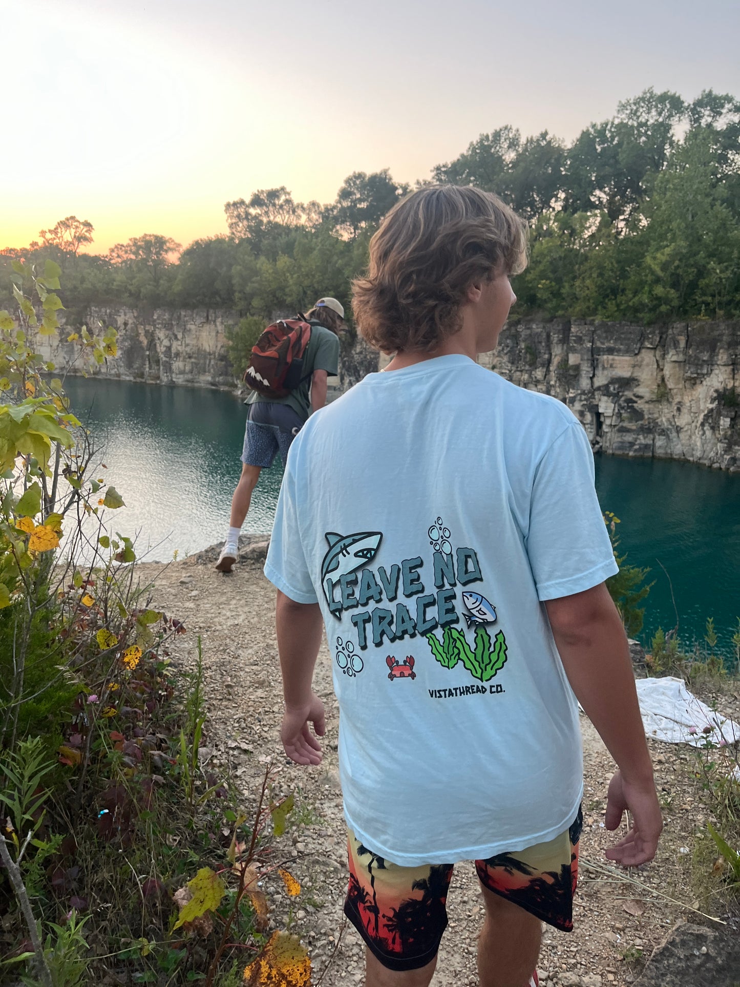 "Leave no trace" Under the Sea T-shirt